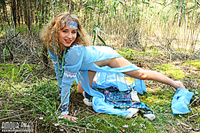 Pics female angel in the woods