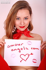 Red amour angels with girls babe