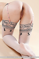 Wish cutie with gorgeous breasts and pretty feet.