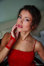 My place 1 marvel at divina a as she shows off her perfect body in hot red lingerie as she spreads herself wide open for you to see.