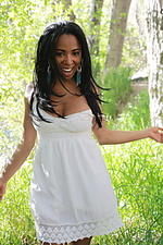 Nature lover tahela is an exotic goddess with beautiful caramel skin and mesmerizing features.  get lost looking into her ebony eyes as she teases you with her curvy, toned body. If you like dark nipples, perfectly round ass cheeks and a dark meaty labia,