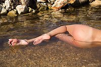 Presenting carmela new model carmela bares her tanned body as she poses by the beach.