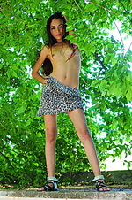 Presenting fedra a newcomer fedra a strips outdoors baring her sexy, tight body.