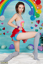 Naked under the rainbow