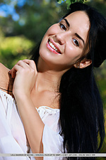 Lola marron lola marron bares her gorgeous tits and sweet pussy as she poses in the outdoors.