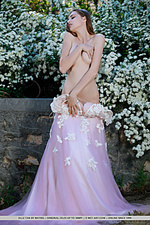 Elle tan elle tan shows off her amazing physique as she strips her wedding dress.