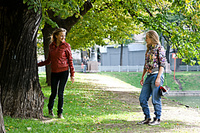 Not alone two luscious and uninhibited young women named liv and alexandra playfully poses in front of rylskys camera.