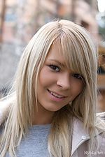 Rousarin paloma, breathtakingly beautiful with a wide eyed look of divine innocence. Naked and exposed for your pleasure.