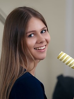 Perfect girl showing off