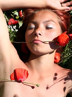 Field of red 2 nastia a playfull poses in the outdoors as she bares her petite body and unshaven pussy. Field of red 2 nastia a playfull poses in the outdoors as she bares her petite body and unshaven pussy.
